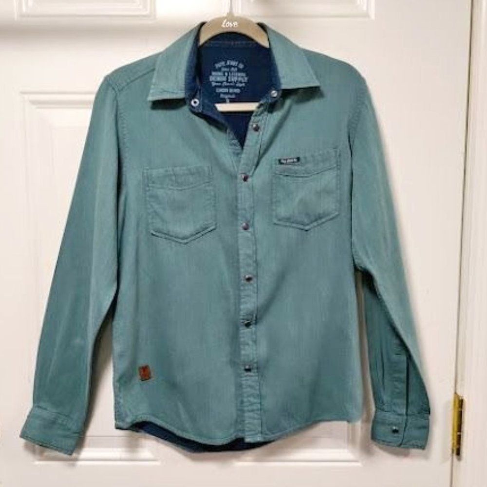 Pepe Jeans Co Denim Supply Button Down Shirts S